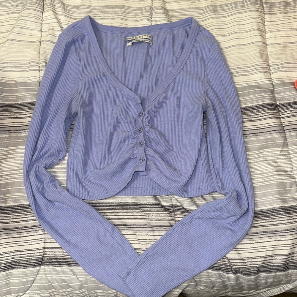 Urban Outfitters Cropped Button Top